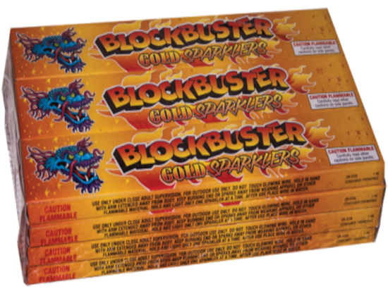 # 10 Blockbuster Gold Wire – Truckload Fireworks